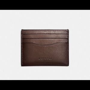 Coach Mahogany/Dark Brown Men’s Card Case
